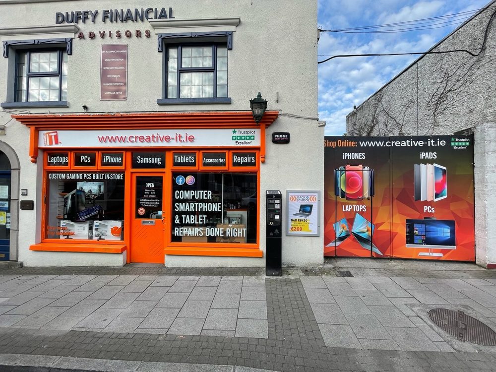 The Creative IT shop on Castle Street, Mullingar