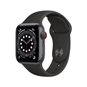 APPLE Apple Watch Series 6 40mm LTE Space Gray ALU Aluminium | Black Sport Band