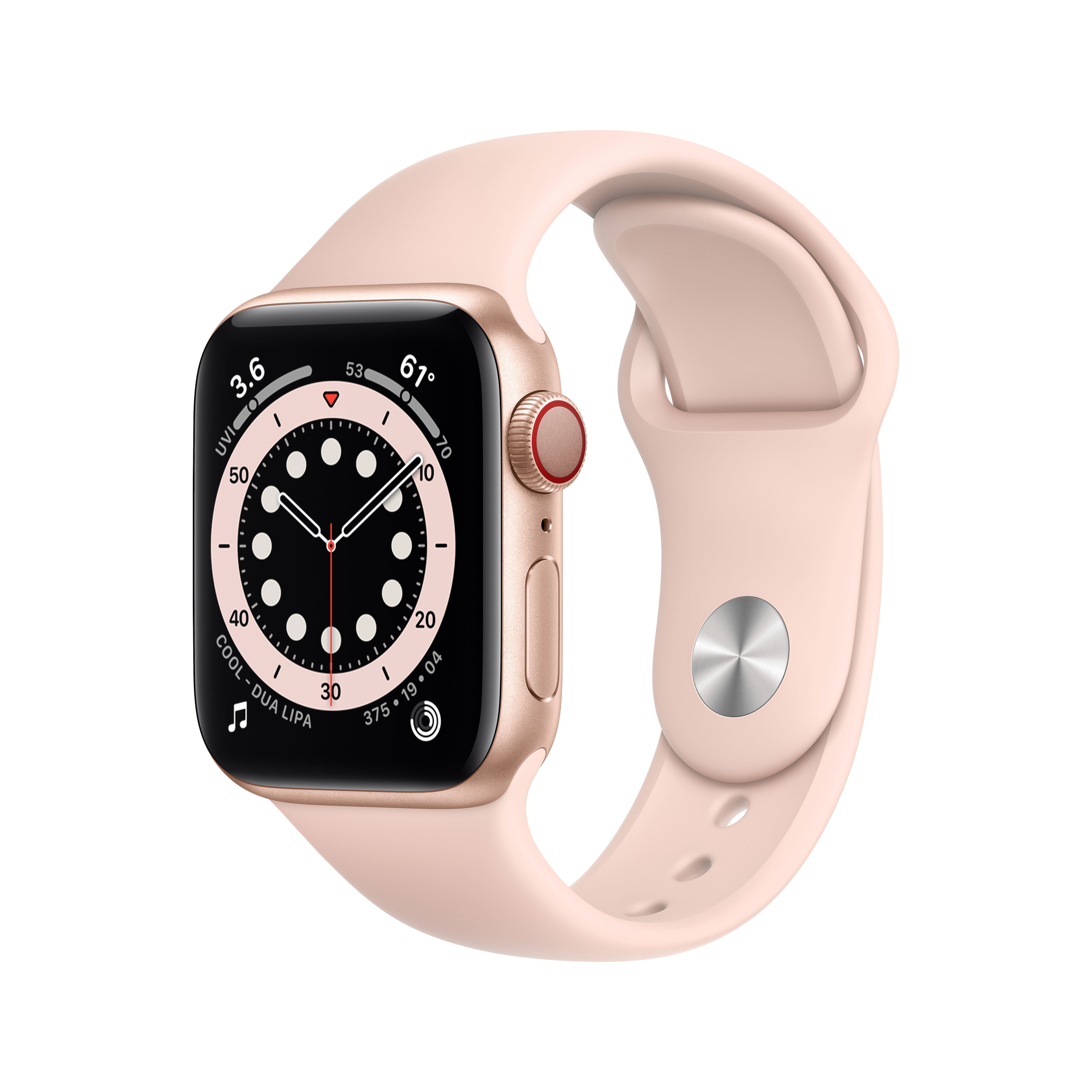 APPLE Apple Watch Series 6 40mm LTE Gold ALU Aluminium | Pink Sand Sport Band