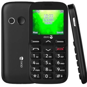 DORO 1380 | Black | Button Phone | A (MV)