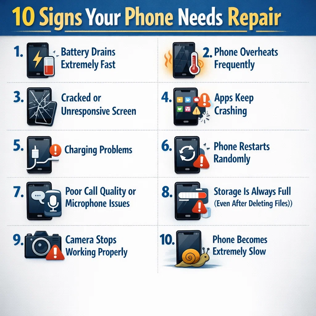 10 Signs Your Phone Needs Immediate Repair (Before It Dies Completely)