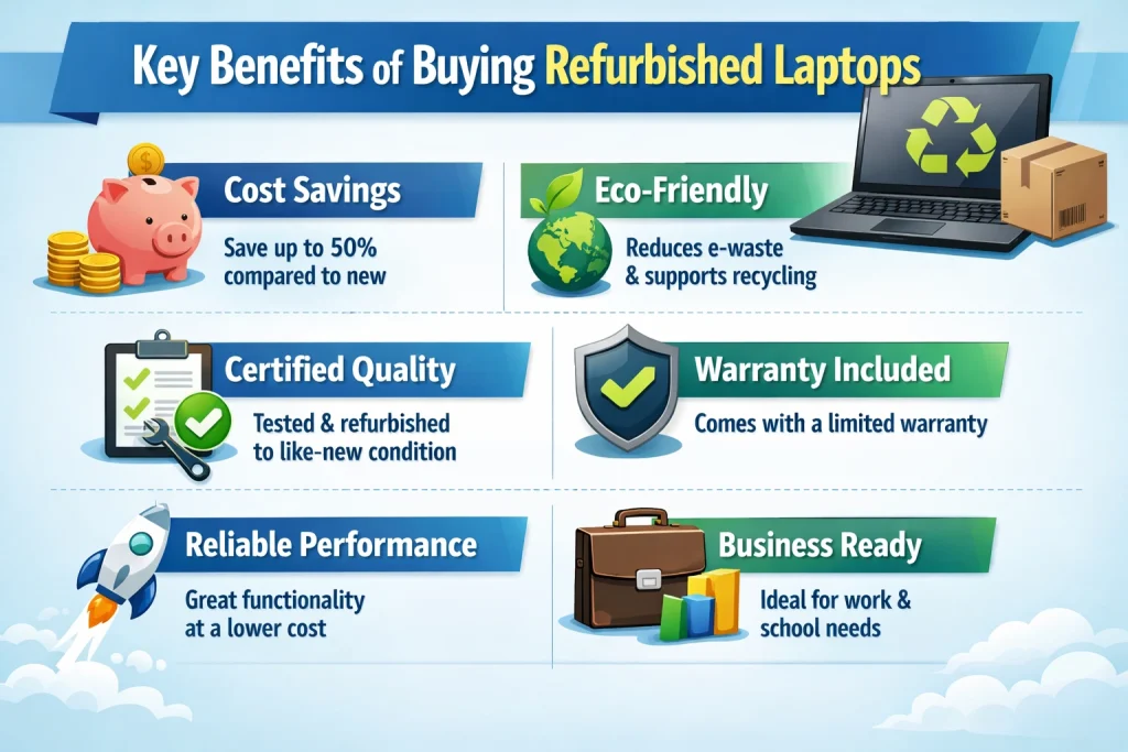 refurbished laptops benefits