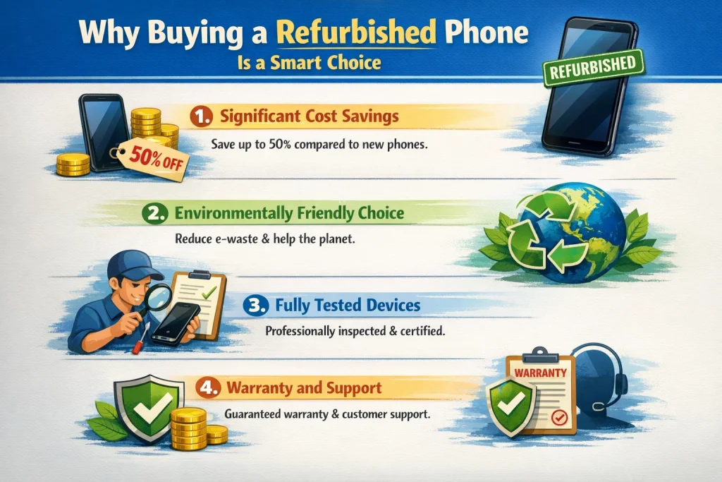visual representation of Why Buying a Refurbished Phone Is a Smart Choice