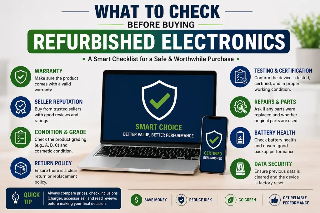 Used vs Refurbished Electronics