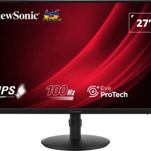ViewSonic VA2708-HDJ - LED monitor - 27" - 1920 x 1080 Full HD (1080p) @ 100 Hz - IPS - 250 cd/m² - 1300:1 - 5 ms - HDMI, VGA, DisplayPort