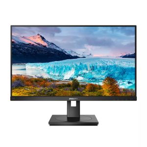 Philips S-line 272S1AE - LED monitor - 27" - 1920 x 1080 Full HD (1080p) @ 75 Hz - IPS - 250 cd/m² - 1000:1 - 4 ms - HDMI, DVI-D, VGA, DisplayPort - speakers - black texture