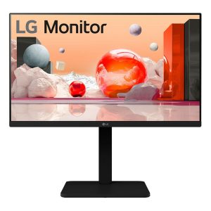 LG 24BA550-B - LCD monitor - 24" (23.8" viewable) - 1920 x 1080 Full HD (1080p) @ 100 Hz - IPS - 250 cd/m² - 1300:1 - 5 ms - HDMI, VGA, DisplayPort - speakers - matte black