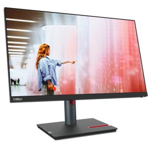 Lenovo P24q-30 - LED monitor - 23.8" - 2560 x 1440 QHD @ 60 Hz - IPS - 300 cd/m² - 1000:1 - 4 ms - HDMI, DisplayPort - raven black