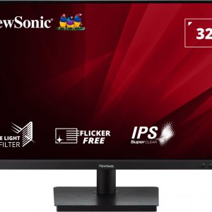 ViewSonic VA3209-2K-MHD - LED monitor - 32" (31.5" viewable) - 2560 x 1440 QHD @ 75 Hz - IPS - 250 cd/m² - 1200:1 - HDR10 - 4 ms - 2xHDMI, DisplayPort - speakers