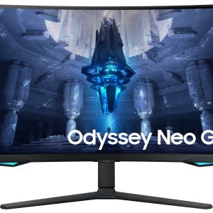 Samsung Odyssey Neo G7 S32BG750NP - G75NB Series - QLED monitor - gaming - curved - 32" - 3840 x 2160 4K @ 165 Hz - VA - 350 cd/m² - 1000000:1 - 1 ms - 2xHDMI, DisplayPort - black