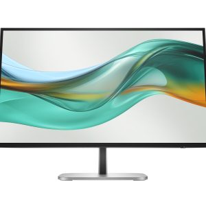 HP 527pu - Series 5 Pro - LED monitor - 27" - 2560 x 1440 QHD - IPS - 350 cd/m² - 1500:1 - 5 ms - HDMI, DisplayPort, USB-C - jet black, natural silver and jet black (stand)