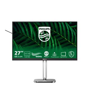 Philips 27B2G5200 - LED monitor - 27" - 1920 x 1080 Full HD (1080p) @ 100 Hz - IPS - 1500:1 - HDMI, VGA, DisplayPort - speakers - silver, charcoal