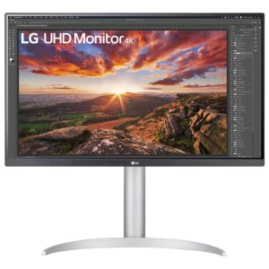 LG 27UP850K-W - LED monitor - 27" - 3840 x 2160 4K UHD (2160p) @ 60 Hz - IPS - 400 cd/m² - 1200:1 - DisplayHDR 400 - 5 ms - 2xHDMI, DisplayPort, USB-C - speakers