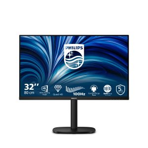 Philips 32B2N3500 - 3000 Series - LED monitor - 32" (31.5" viewable) - 2560 x 1440 QHD @ 100 Hz - IPS - 1000:1 - 2xHDMI, DisplayPort - speakers - black