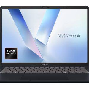 ASUS VivoBook 14 M1407KA-LY134W - Copilot+ PC - AMD Ryzen AI 5 - 330 / up to 4.5 GHz - Win 11 Home - Radeon 820M - 16 GB RAM - 512 GB SSD NVMe - 14" 1920 x 1200 - Wi-Fi 6, Bluetooth - quiet blue