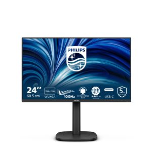 Philips 24B2N3200D - 3000 Series - LED monitor - 24" - 1920 x 1200 WUXGA @ 100 Hz - IPS - 300 cd/m² - 1500:1 - 4 ms - HDMI, VGA, DisplayPort - speakers - black