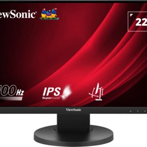 ViewSonic VG2208A - LED monitor - 22" (21.5" viewable) - 1920 x 1080 Full HD (1080p) @ 100 Hz - IPS - 250 cd/m² - 1000:1 - 5 ms - HDMI, DisplayPort - speakers