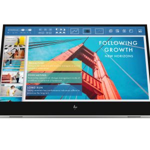 HP E14 G4 Portable - LED monitor - 14" - portable - 1920 x 1080 Full HD (1080p) @ 60 Hz - IPS - 400 cd/m² - 800:1 - 5 ms - 2xUSB-C - silver stand