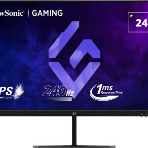 ViewSonic VX2479A-HD-PRO - LED monitor - gaming - 24" (23.8" viewable) - 1920 x 1080 Full HD (1080p) @ 240 Hz - IPS - 250 cd/m² - 1000:1 - HDR10 - 1 ms - 2xHDMI, DisplayPort