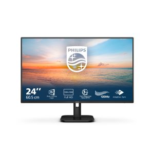 Philips 24E1N1100A - 1000 Series - LED monitor - 24" (23.8" viewable) - 1920 x 1080 Full HD (1080p) @ 100 Hz - IPS - 250 cd/m² - 1300:1 - 1 ms - HDMI, VGA - speakers - black