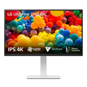 LG UltraFine 27US550-W - LED monitor - 27" - 3840 x 2160 4K UHD (2160p) @ 60 Hz - IPS - 300 cd/m² - 1000:1 - HDR10 - 5 ms - 2xHDMI, DisplayPort - white