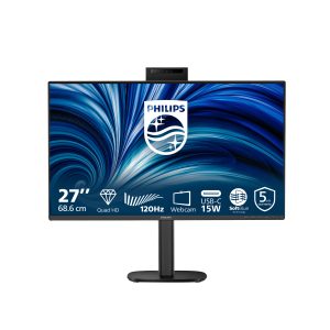 Philips 27B2N3500JH - 3000 Series - LED monitor - 27" - 2560 x 1440 QHD @ 120 Hz - IPS - 1500:1 - 2xHDMI, DisplayPort - speakers - black