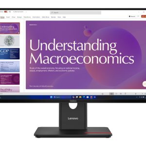 Lenovo ThinkVision T24d-40 - LED monitor - 24" (23.8" viewable) - 1920 x 1080 Full HD (1080p) @ 120 Hz - IPS - 250 cd/m² - 1500:1 - 4 ms - HDMI, DisplayPort, USB-C - speakers - eclipse black