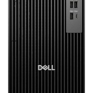 Dell Pro Tower QCT1250 - AI PC - tower Core Ultra 5 235 / up to 5 GHz - RAM 16 GB - SSD 512 GB - NVMe - DVD SuperMulti - Intel Graphics - Gigabit Ethernet - Win 11 Pro - monitor: none - black - BTS - with 1 Year Basic Onsite (AT, DE - 2 Years)