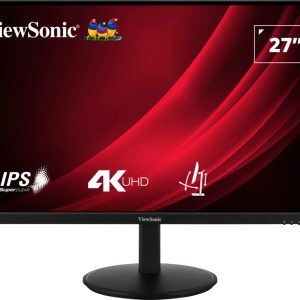 ViewSonic VG2708-4K - LED monitor - 27" - 3840 x 2160 4K @ 60 Hz - IPS - 360 cd/m² - 1200:1 - HDR10 - 4 ms - 2xHDMI, DisplayPort