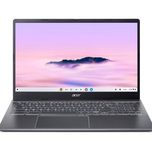 Acer Chromebook Plus 515 CBE595-2T-TCO - Intel Core 5 - 120U / up to 5 GHz - Chrome OS - Intel Graphics - 8 GB RAM - 256 GB SSD NVMe, 3D Triple-level Cell (TLC) - 15.6" IPS touchscreen 1920 x 1080 (Full HD) - Wi-Fi 6E - steel grey - kbd: UK