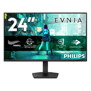Philips Evnia 3000 24M2N3200NF - LED monitor - gaming - 24" (23.8" viewable) - 1920 x 1080 Full HD (1080p) @ 144 Hz - IPS - 300 cd/m² - 1500:1 - HDR10 - 0.5 ms - HDMI, DisplayPort - charcoal