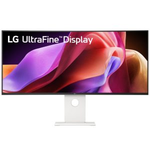 LG UltraFine 40U990A-W - LED monitor - curved - 40" (39.7" viewable) - 5120 x 2160 5K @ 120 Hz - Nano IPS Black - 450 cd/m² - 2000:1 - DisplayHDR 600 - 5 ms - 2xThunderbolt 5, 2xHDMI, DisplayPort, 5 xUSB-C - speakers