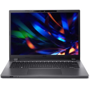 Acer TravelMate P2 14 TMP214-55-G2-TCO - 180-degree hinge design - Intel Core i5 - 1335U / up to 4.6 GHz - Win 11 Pro - Intel Iris Xe Graphics - 8 GB RAM - 256 GB SSD NVMe - 14" IPS 1920 x 1200 - Gigabit Ethernet - Wi-Fi 6E, Bluetooth - steel grey - kbd: