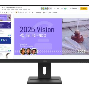 Lenovo ThinkVision E27Q-40 - LED monitor - 27" - 2560 x 1440 QHD @ 100 Hz - IPS - 350 cd/m² - 1500:1 - 4 ms - 2xHDMI, DisplayPort - speakers - raven black