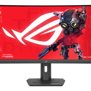 ASUS ROG Strix XG27WCS - LED monitor - gaming - curved - 27" - 2560 x 1440 2K @ 180 Hz - Rapid VA - 400 cd/m² - 3000:1 - DisplayHDR 400 - 1 ms - HDMI, DisplayPort, USB-C - black
