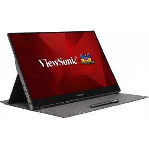 ViewSonic TD1655 - LED monitor - 15.6" - touchscreen - 1920 x 1080 Full HD (1080p) - TN - 250 cd/m² - 800:1 - 6.5 ms - HDMI, 2xUSB-C - speakers