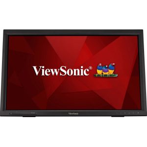 ViewSonic TD2423 - LED monitor - 24" (23.6" viewable) - touchscreen - 1920 x 1080 Full HD (1080p) @ 75 Hz - VA - 250 cd/m² - 3000:1 - 7 ms - HDMI, DVI-D, VGA - speakers