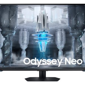 Samsung Odyssey Neo G7 S43CG700NU - G70NC Series - QLED monitor - Smart - gaming - 43" - 3840 x 2160 4K @ 144 Hz - VA - 400 cd/m² - 4250:1 - DisplayHDR 600 - 1 ms - 2xHDMI, DisplayPort - speakers - black, white