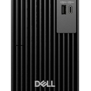 Dell Pro Slim Plus QBS1250 - AI PC - slim desktop Core Ultra 5 235 / up to 5 GHz - RAM 16 GB - SSD 512 GB - NVMe, TLC - Intel Graphics - Gigabit Ethernet, Bluetooth, IEEE 802.11ax (Wi-Fi 6E) - Win 11 Pro - monitor: none - black - BTS - with 3 Years Basic