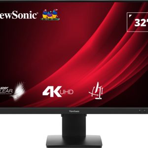 ViewSonic VG3208-4K - LED monitor - 32" (31.5" viewable) - 3840 x 2160 4K @ 60 Hz - VA - 300 cd/m² - 3000:1 - HDR10 - 4 ms - 2xHDMI, DisplayPort