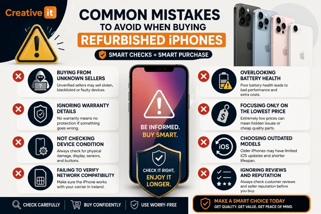 Common mistakes when buying refurbished iPhones
