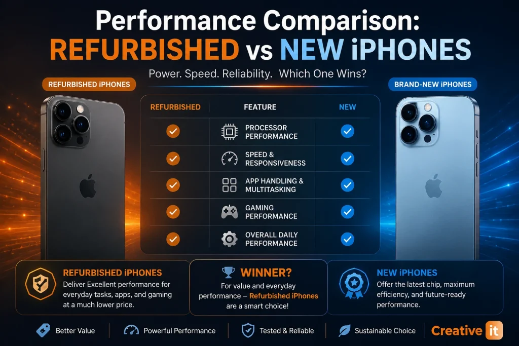 Refurbished vs new iPhones