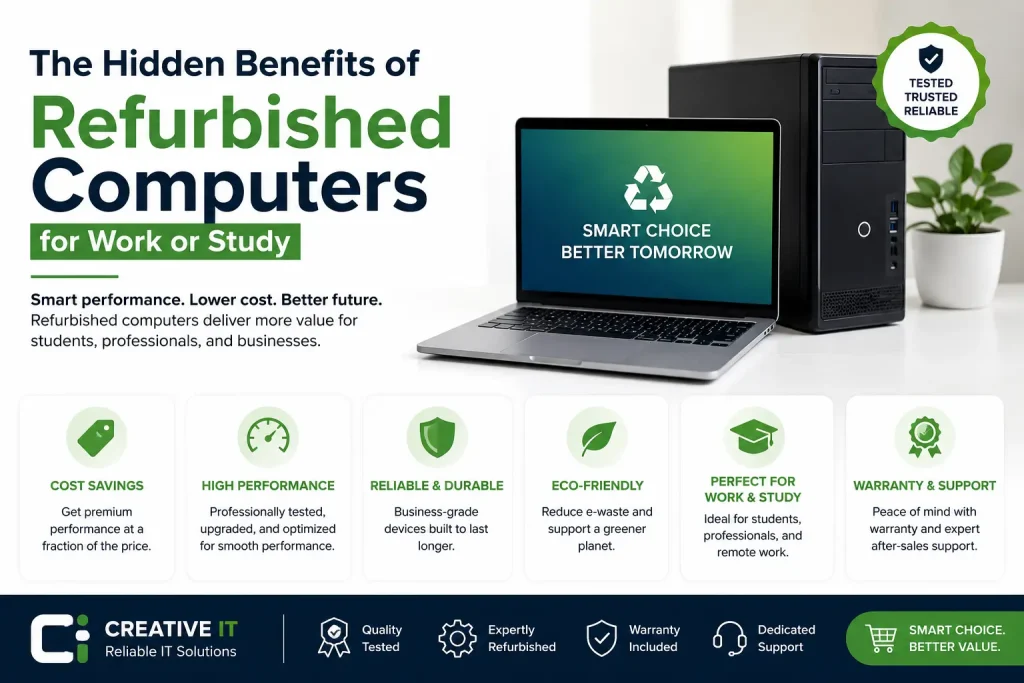 refurbished computers benefits