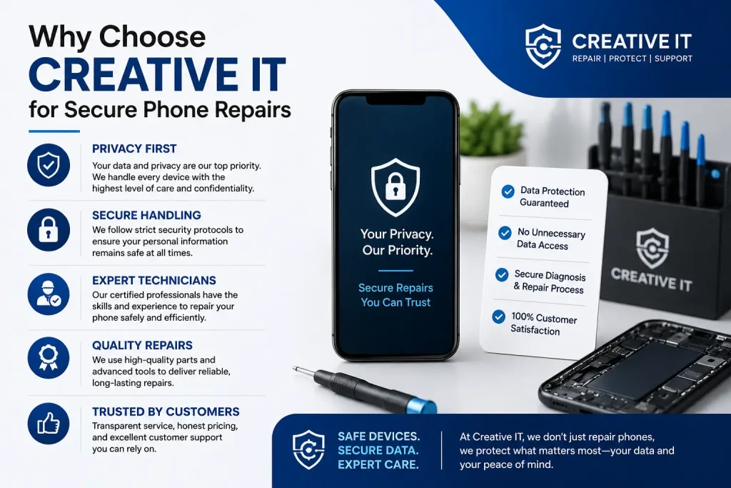 protect phone data before repair