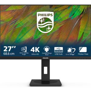 Philips 27B1N3800 - 3000 Series - LED monitor - 27" - 3840 x 2160 4K UHD (2160p) @ 60 Hz - IPS - 350 cd/m² - 1000:1 - 4 ms - 2xHDMI, DisplayPort - speakers - black
