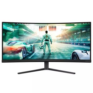 Philips Evnia 3000 34M2C3500L - LED monitor - gaming - curved - 34" - 3440 x 1440 WQHD @ 180 Hz - Fast VA - 300 cd/m² - 4000:1 - HDR10 - 1 ms - 2xHDMI, DisplayPort - charcoal