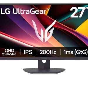 LG UltraGear 27G610A-B - LED monitor - gaming - 27" - 2560 x 1440 QHD @ 200 Hz - IPS - 400 cd/m² - 1000:1 - DisplayHDR 400 - 1 ms - 2xHDMI, DisplayPort