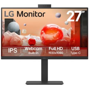LG 27BA850-B - BA850 Series - LED monitor - 27" - 1920 x 1080 Full HD (1080p) @ 100 Hz - IPS - 250 cd/m² - 1300:1 - 5 ms - HDMI, DisplayPort, USB-C - speakers