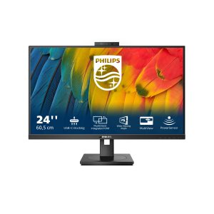 Philips 24B1U5301H - 5000 Series - LED monitor - USB - 23.8" - 1920 x 1080 Full HD (1080p) @ 75 Hz - IPS - 300 cd/m² - 1000:1 - 4 ms - HDMI, DisplayPort, USB-C - speakers - black