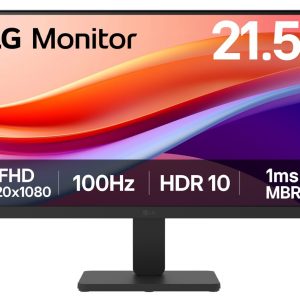 LG 22U401A-B - LED monitor - 22" (21.5" viewable) - 1920 x 1080 Full HD (1080p) @ 100 Hz - VA - 250 cd/m² - 3000:1 - HDR10 - 5 ms - HDMI, VGA